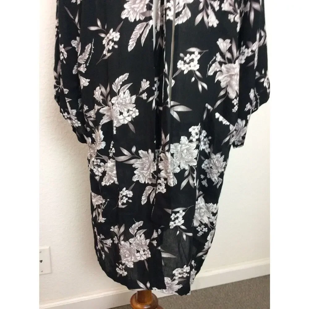 Spiritual Gangster Lingerie Robe Kimono Floral